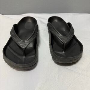 Birkenstock Sandal Honolulu Eva Gray Silver Flip Flop Rubber SZ 38